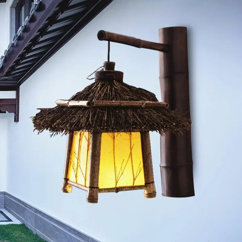 Retro Bamboo Wall Lamps Balconies Corridors Courtyards Tea Rooms Homestays Outdoor Waterproof Gardens
Retro Bamboo Wall Lamps Balconies Corridors Courtyards Tea Rooms Homestays Outdoor Waterproof Gardens