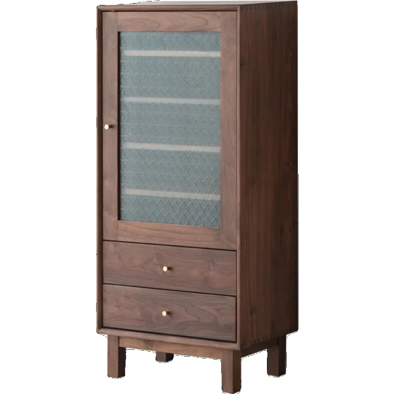 Black walnut solid wood wine cabinet Nordic side cabinet Home living room storage Wall high cabinet Storage
Black walnut solid wood wine cabinet Nordic side cabinet Home living room storage Wall high cabinet Storage