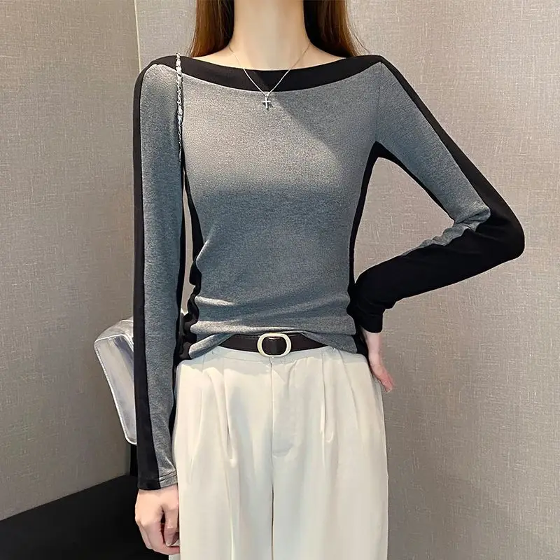 Contrast Patchwork Slim Trend Tops Women Clothing Spring Autumn Long Sleeve All-match Vintage T Shirts Fashion Harajuku Korean
Contrast Patchwork Slim Trend Tops Women Clothing Spring Autumn Long Sleeve All-match Vintage T Shirts Fashion Harajuku Korean