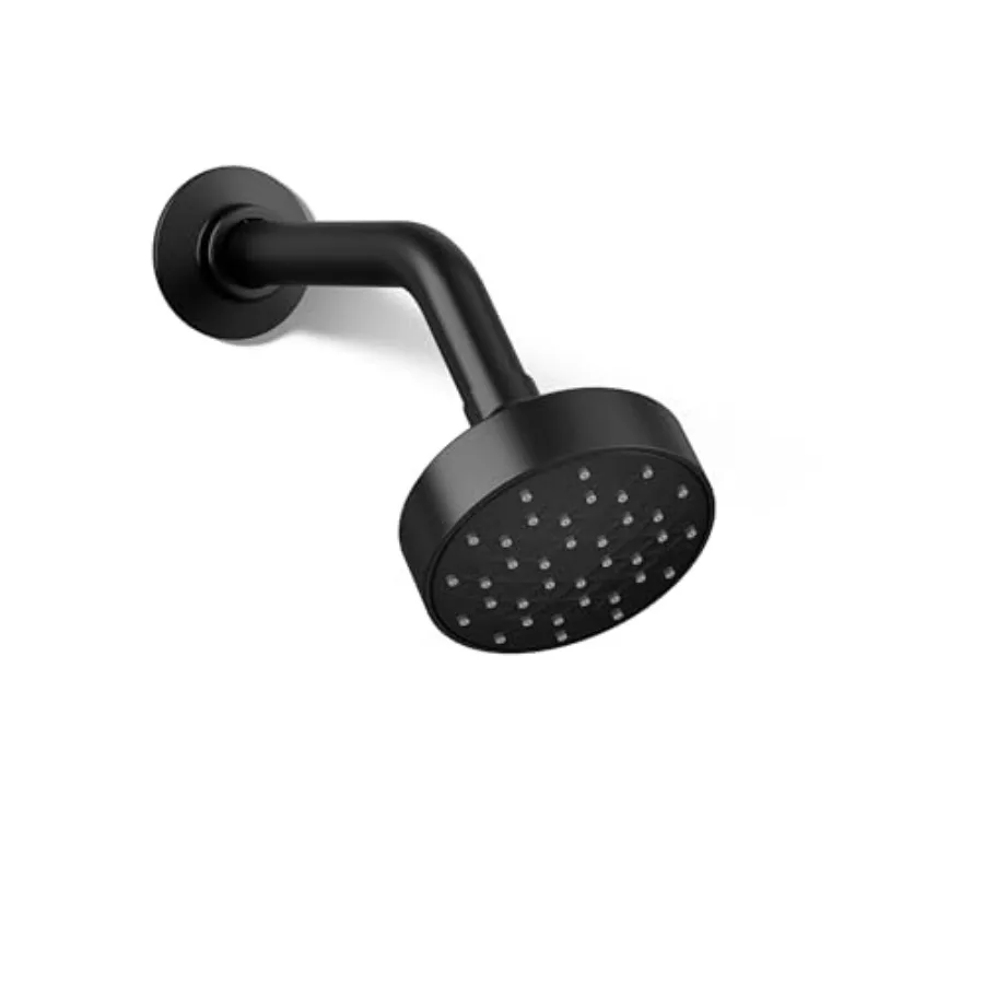 Awaken G90 Single-function showerhead for bathroom, ABS plastic, Matte Black, water-saving 2.5 gpm flow rate
Awaken G90 Single-function showerhead for bathroom, ABS plastic, Matte Black, water-saving 2.5 gpm flow rate