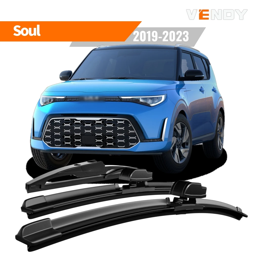 1set Front & Rear Windshield Wiper Blades Windscreen Wipers For KIA Soul MK3 2019-2023 Rubber Brushes Car Accessories Refills
1set Front & Rear Windshield Wiper Blades Windscreen Wipers For KIA Soul MK3 2019-2023 Rubber Brushes Car Accessories Refills