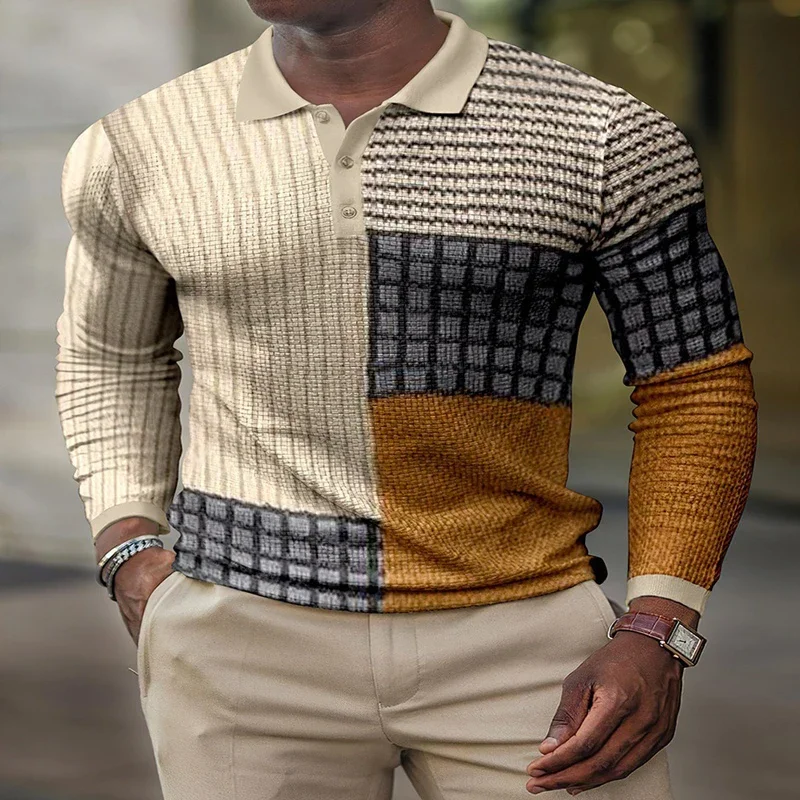 Pattern 3D Print Polo Button Down Long Sleeve Shirt for Men Button Down Fashion Shirt
Pattern 3D Print Polo Button Down Long Sleeve Shirt for Men Button Down Fashion Shirt