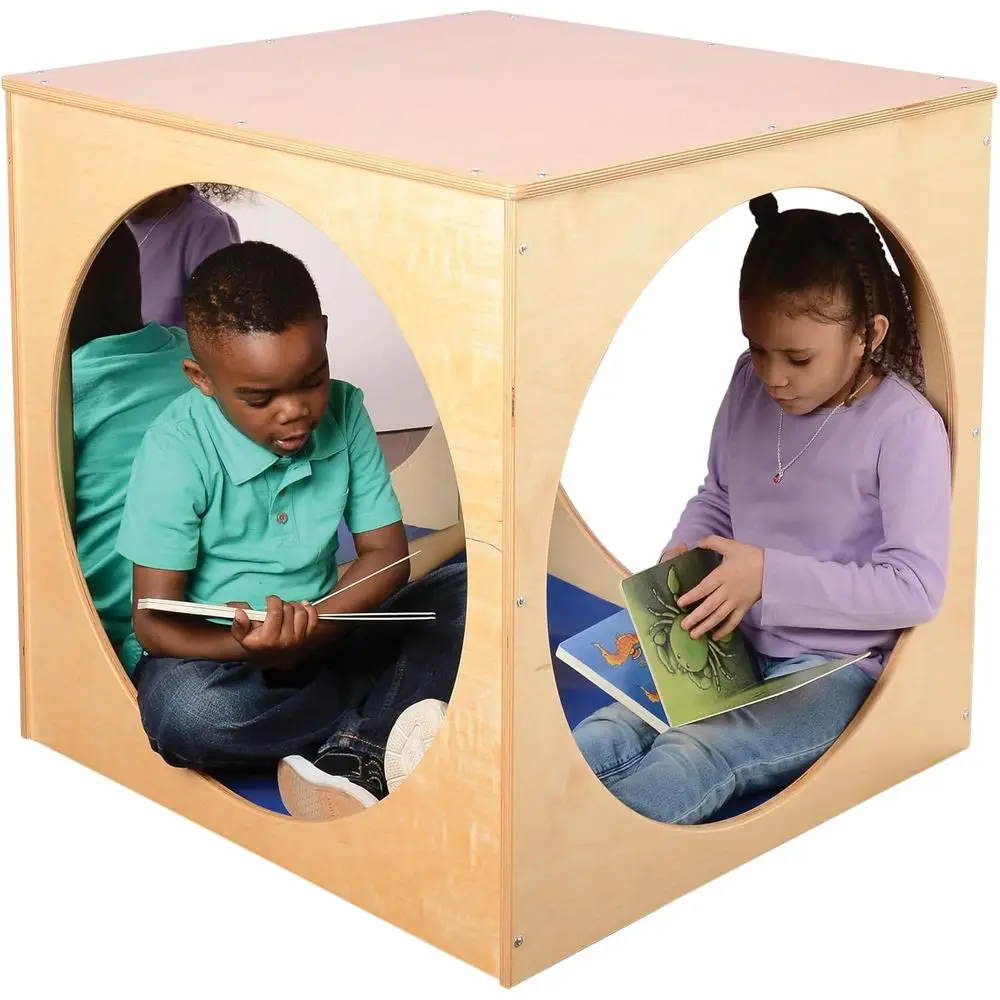tructive Playthings Hide Away Cube with Portholes Creating a Six Sided Sae Space, Durable Classroom urniture or Schools, Daycare
tructive Playthings Hide Away Cube with Portholes Creating a Six Sided Sae Space, Durable Classroom urniture or Schools, Daycare
