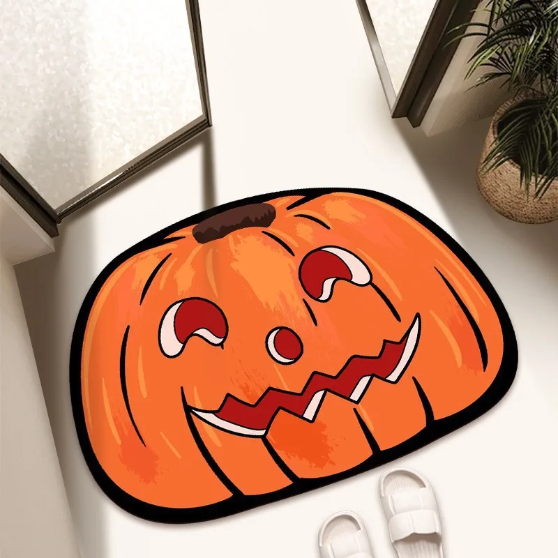 Halloween pumpkin Diatom mud Bathroom Floor Mats Carpet Holiday Decorative Door Mats Non-Slip Dirt-Resistant Foot Mats
Halloween pumpkin Diatom mud Bathroom Floor Mats Carpet Holiday Decorative Door Mats Non-Slip Dirt-Resistant Foot Mats