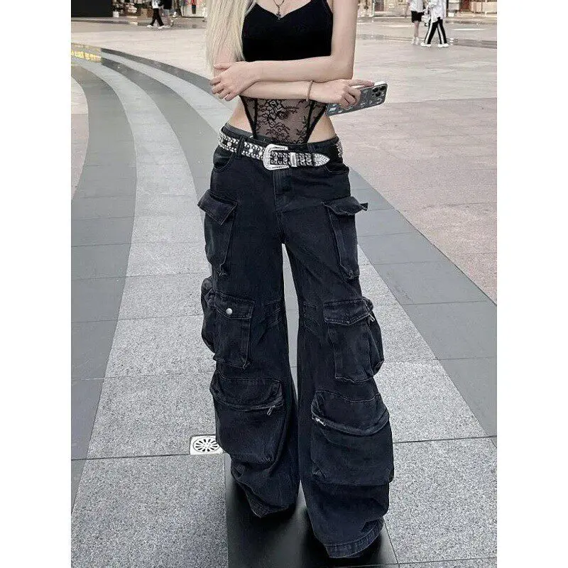 American Street Sle Heavy Du Multi ket Workwear Denim Pants Women's Sexy Loose Slim Wide Leg Floor Length Trousers
American Street Sle Heavy Du Multi ket Workwear Denim Pants Women's Sexy Loose Slim Wide Leg Floor Length Trousers