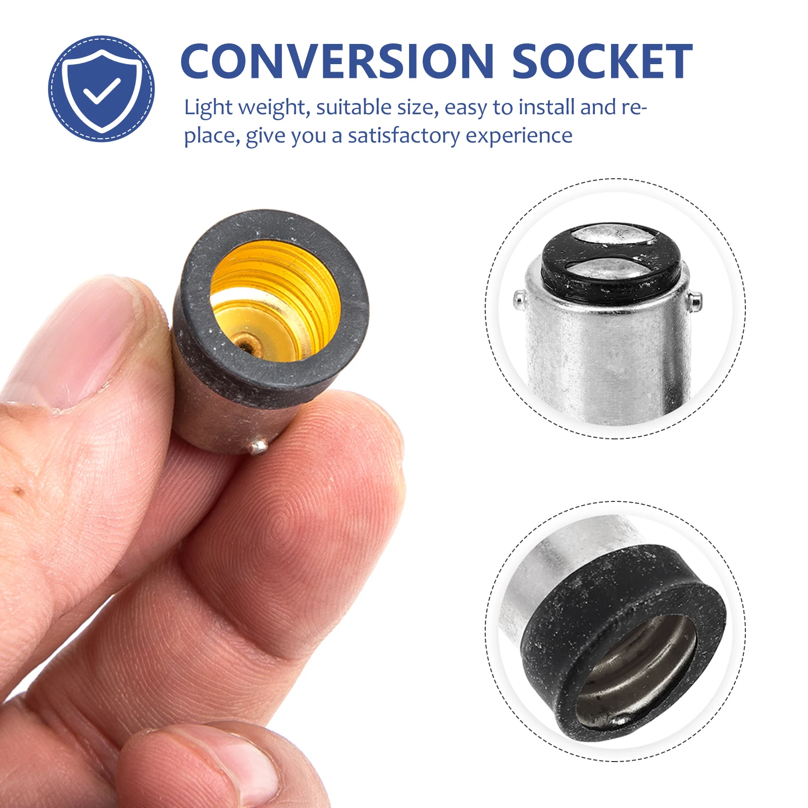 8 pcs Lamp Holder Adapters Light Bulb Socket Converters Copper Base Shade Plug Outlet High Temp Resistant Safe Durable Easy
8 pcs Lamp Holder Adapters Light Bulb Socket Converters Copper Base Shade Plug Outlet High Temp Resistant Safe Durable Easy