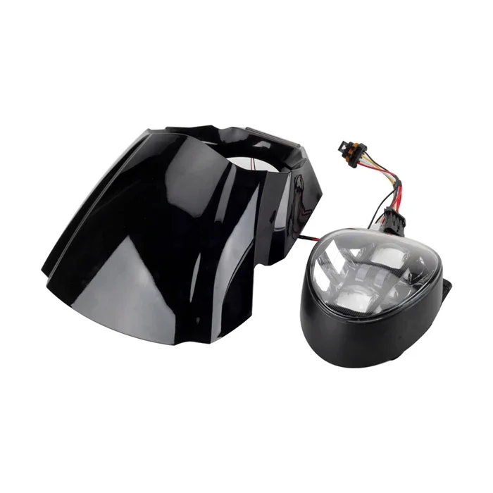 Headlight Fairing Cover With Integrated LED White Running Lights For Softail Breakout 2018-2022
Headlight Fairing Cover With Integrated LED White Running Lights For Softail Breakout 2018-2022