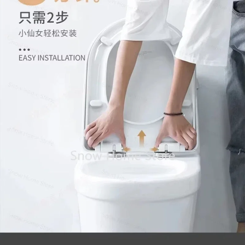 PP Universal Slow-Close Toilet Seat Lid Cover Set Thicken Replacement Antibacterial Square Round O/V Type Seats
PP Universal Slow-Close Toilet Seat Lid Cover Set Thicken Replacement Antibacterial Square Round O/V Type Seats