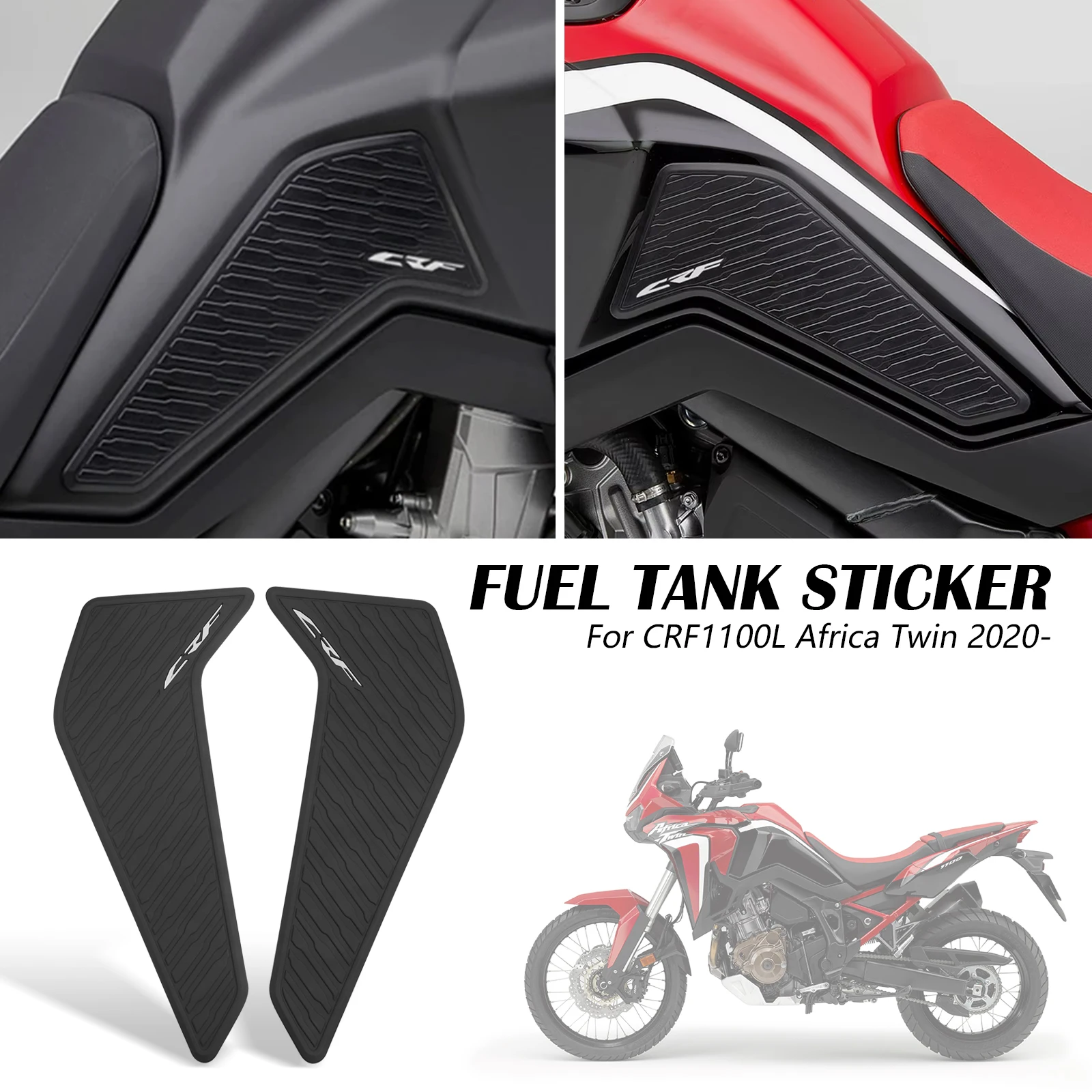 For Honda CRF1100L Africa Twin 2020-2026 NEW Motorcycle Accessories Non Slip Side Fuel Tank Pad Rubber Stickers
For Honda CRF1100L Africa Twin 2020-2026 NEW Motorcycle Accessories Non Slip Side Fuel Tank Pad Rubber Stickers