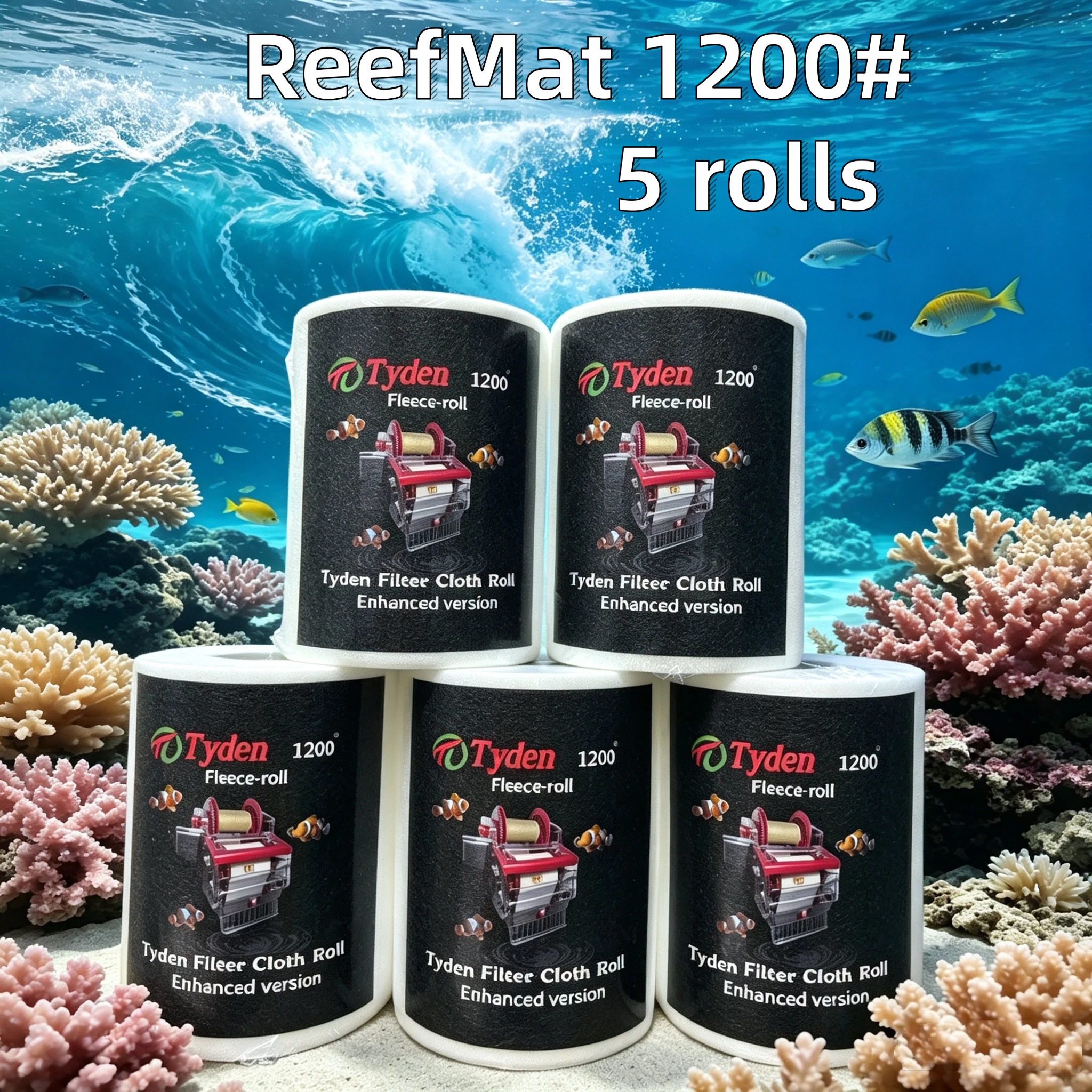 Red Sea ReefMat Premium Quality Filter Paper Roll Replacement Kit Fit for Red Sea ReefMat1200 Filter Accessories for Red Sea Aq
Red Sea ReefMat Premium Quality Filter Paper Roll Replacement Kit Fit for Red Sea ReefMat1200 Filter Accessories for Red Sea Aq