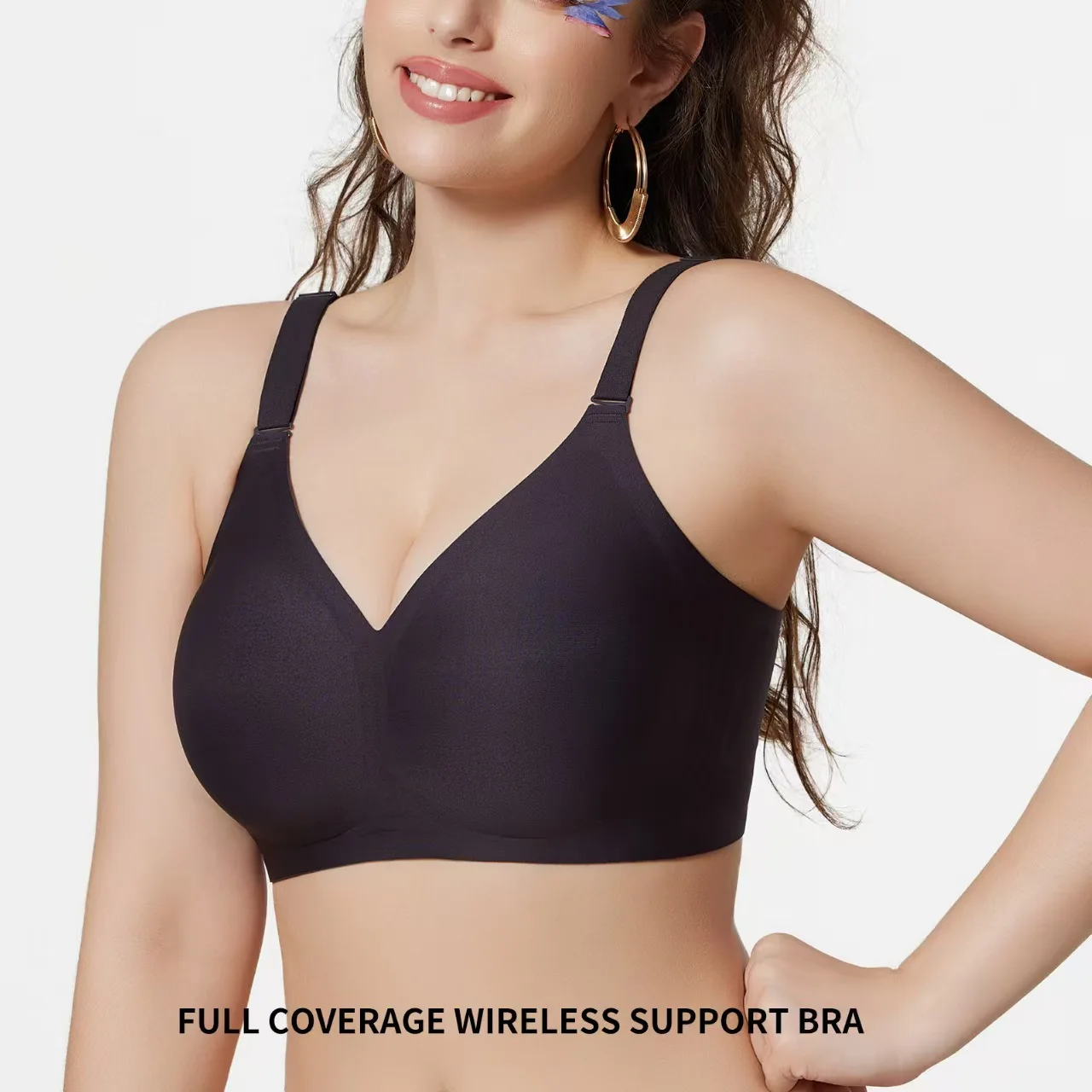 Бесшовный U-образный бюстгальтер больших размеров с красивой спинкой и пуш-ап без стального кольца, удобное дышащее белье
Бесшовный U-образный бюстгальтер больших размеров с красивой спинкой и пуш-ап без стального кольца, удобное дышащее белье