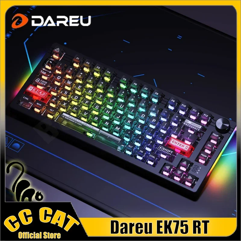 Механическая клавиатура Dareu Ek75 Rt, магнитный переключатель, Bluetooth Type-C, Rgb, для офиса, Rt, игровые клавиатуры, подарок
Механическая клавиатура Dareu Ek75 Rt, магнитный переключатель, Bluetooth Type-C, Rgb, для офиса, Rt, игровые клавиатуры, подарок