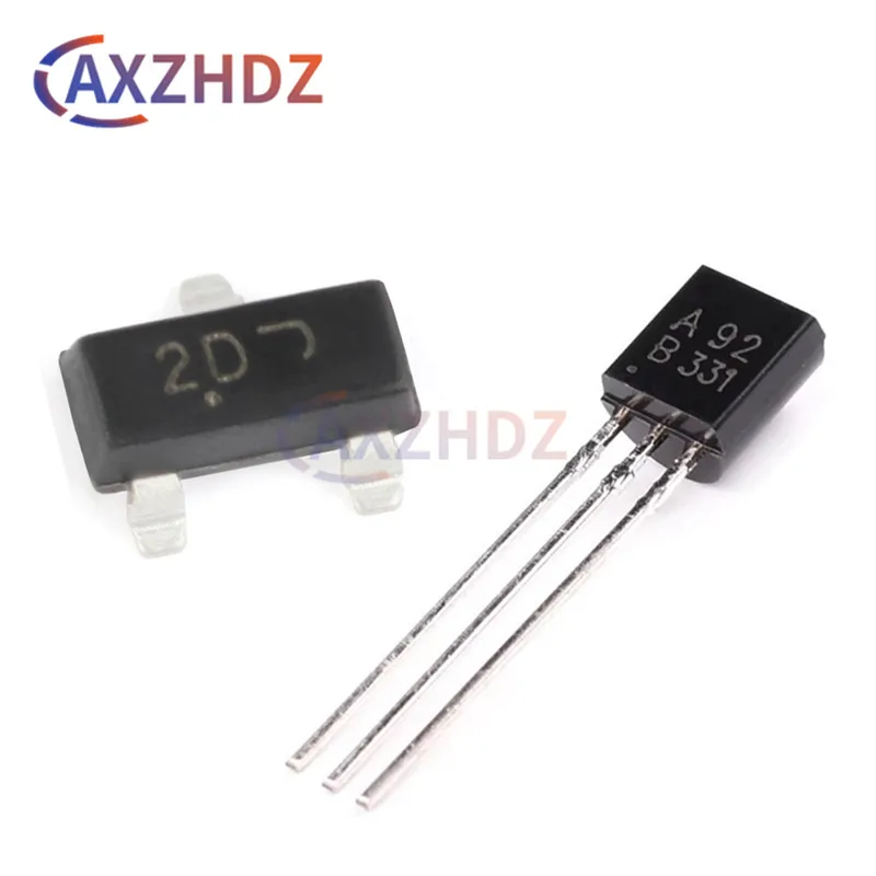 50PCS 1D 2D 3D 4D A42 A44 A92 A94 SOT23 TO92 SMD DIP MPSA42 KSP42 MMBTA42 MMBTA92 NPN PNP 300V 400V 200mA 300mA Transistors
50PCS 1D 2D 3D 4D A42 A44 A92 A94 SOT23 TO92 SMD DIP MPSA42 KSP42 MMBTA42 MMBTA92 NPN PNP 300V 400V 200mA 300mA Transistors