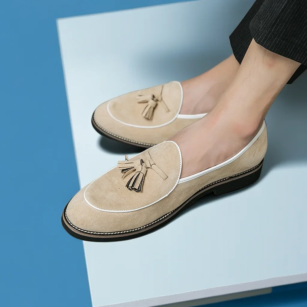 new flock Loafers men Square toe Slip-On tassels Fashion formal shoes size 38-46
new flock Loafers men Square toe Slip-On tassels Fashion formal shoes size 38-46