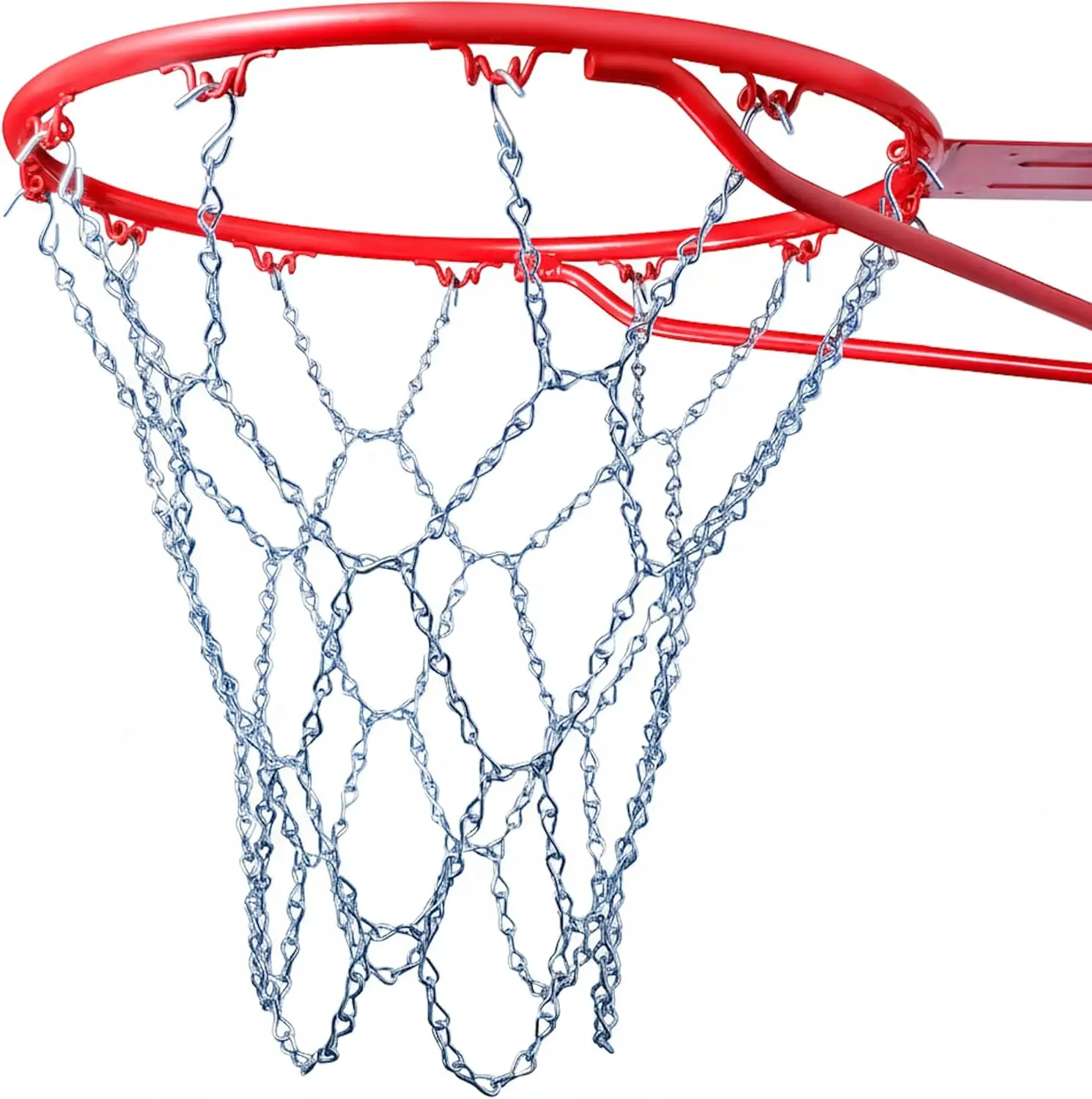Heavy Duty Chain Basketball Net - Rust Proof Metal Replacement, 12-Loop Official Size for Indoor/Outdoor Rims
Heavy Duty Chain Basketball Net - Rust Proof Metal Replacement, 12-Loop Official Size for Indoor/Outdoor Rims