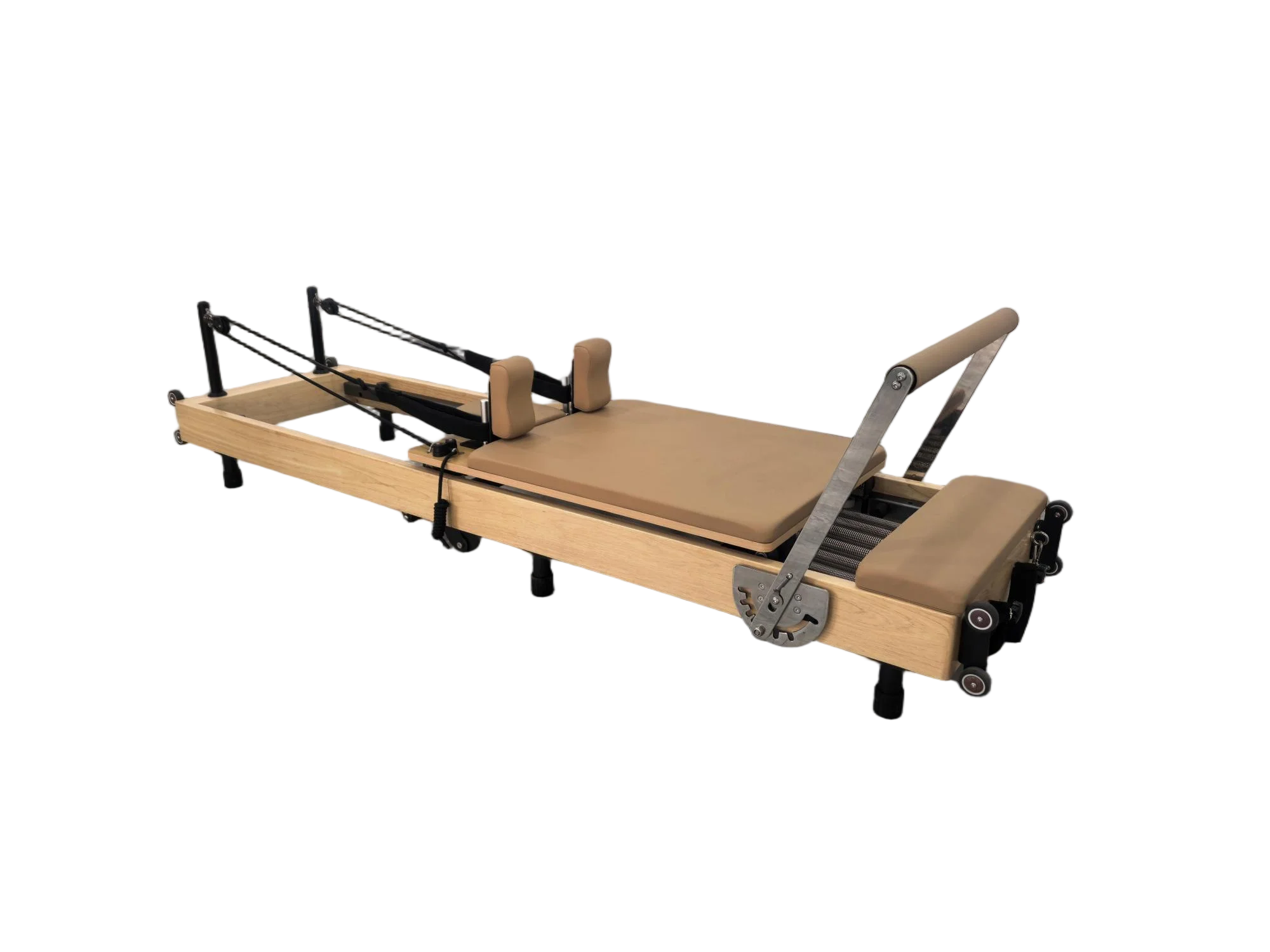 Space-Saving Foldable Oak Pilates Reformer for Home & Yoga
Space-Saving Foldable Oak Pilates Reformer for Home & Yoga