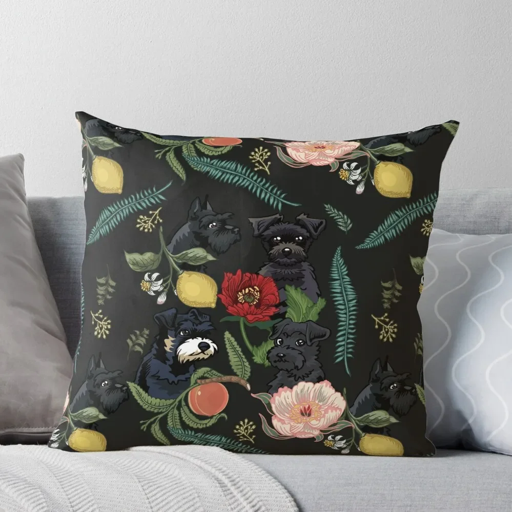 Botanical and Black Schnauzer Throw Pillow ornamental pillows Room decorating items Cushions Home Decor
Botanical and Black Schnauzer Throw Pillow ornamental pillows Room decorating items Cushions Home Decor