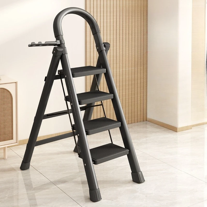 Household Folding Ladder Thickened Carbon Steel Herringbone Ladder Indoor and Outdoor Mobile Stairs Telescopic Small Ladder Ligh
Household Folding Ladder Thickened Carbon Steel Herringbone Ladder Indoor and Outdoor Mobile Stairs Telescopic Small Ladder Ligh
