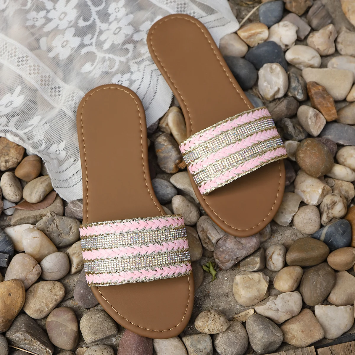 2025 New Style Women's Knitted Fashion Flat Beach Shoes - Trendy Sandals - Bohemian Style Handmade Woven Sandals
2025 New Style Women's Knitted Fashion Flat Beach Shoes - Trendy Sandals - Bohemian Style Handmade Woven Sandals