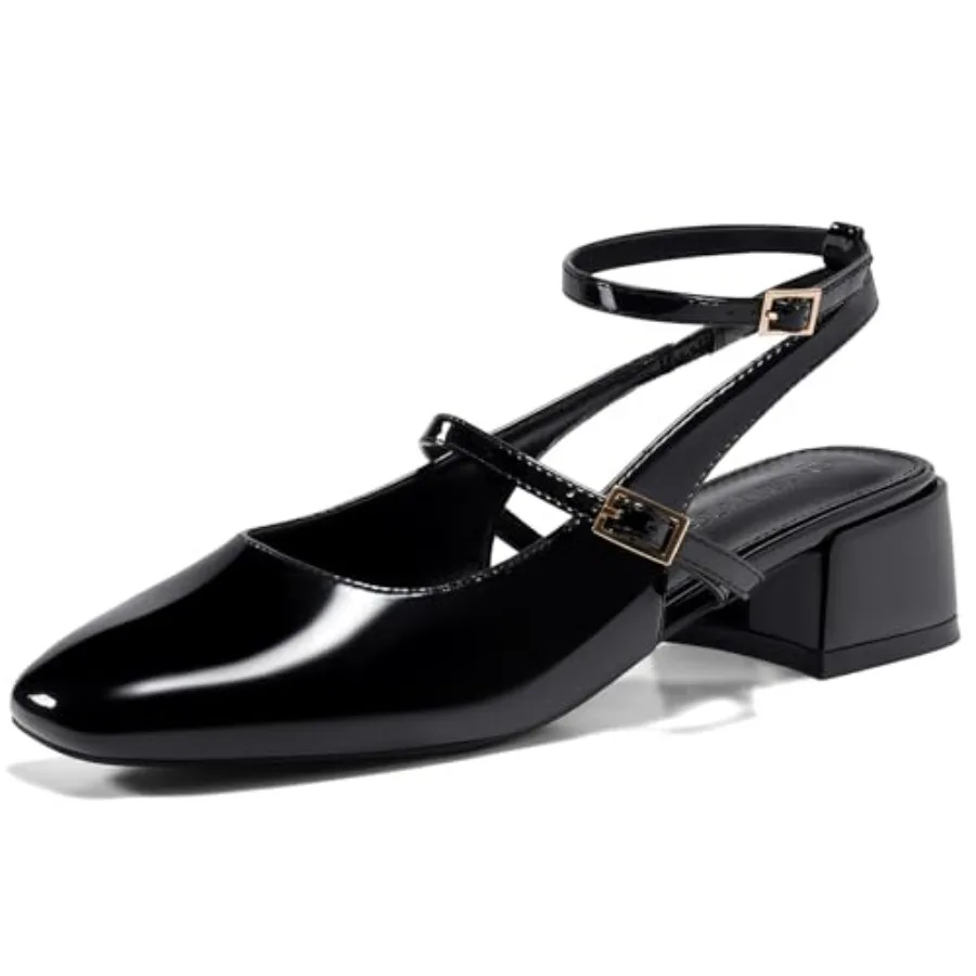 Womens Mary Jane Chunky Low Heels Closed Square Toe Ankle Strap Pumps Wedding Party Dress Shoes
Womens Mary Jane Chunky Low Heels Closed Square Toe Ankle Strap Pumps Wedding Party Dress Shoes