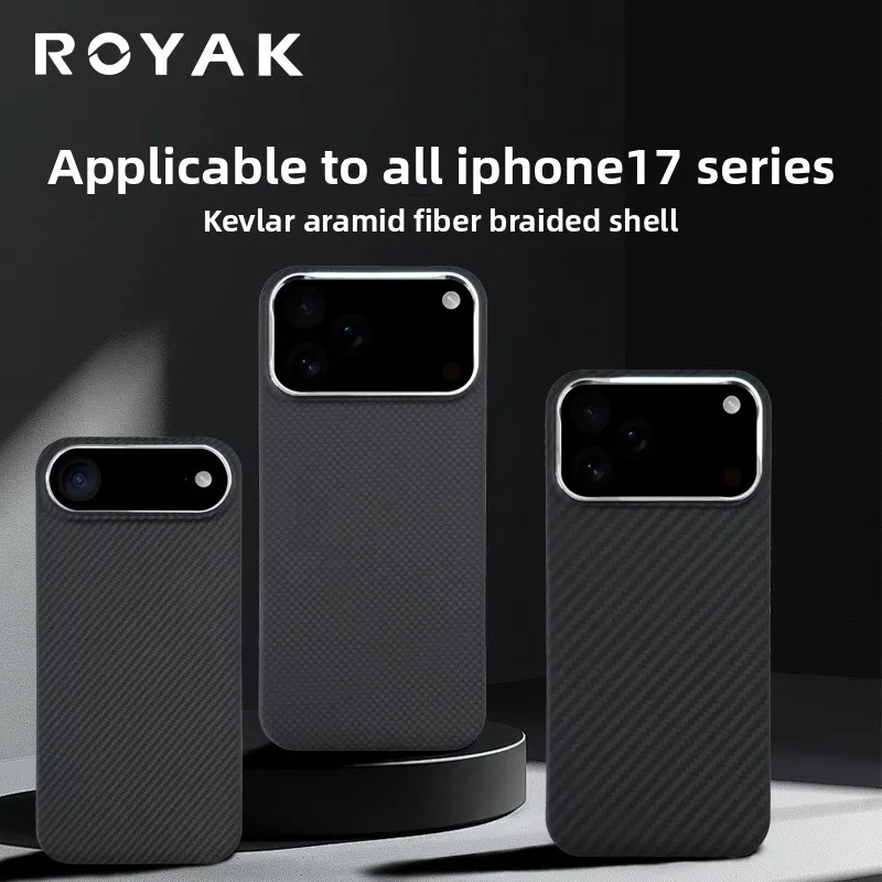 MagSafe Aramid Carbon Fiber Magnetic Case – Ultra Thin Lightweight Protective Cover for iPhone 17 Pro Max / 17 Series
MagSafe Aramid Carbon Fiber Magnetic Case – Ultra Thin Lightweight Protective Cover for iPhone 17 Pro Max / 17 Series