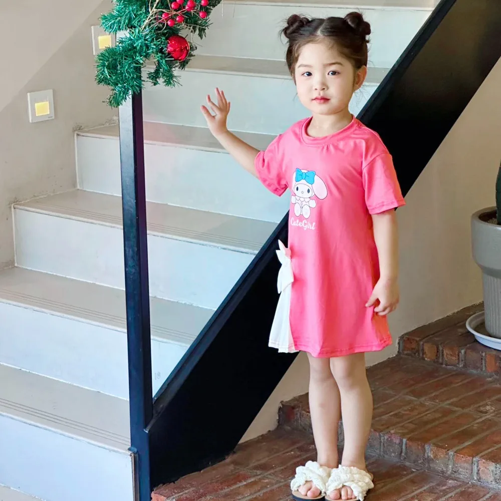 Summer Hello Kitty Anime Kawaii Sanrio Ins Fashion Casual T-shirt Cute My Melody Kuromi Skirt Princess Clothes Gifts for Kids
Summer Hello Kitty Anime Kawaii Sanrio Ins Fashion Casual T-shirt Cute My Melody Kuromi Skirt Princess Clothes Gifts for Kids