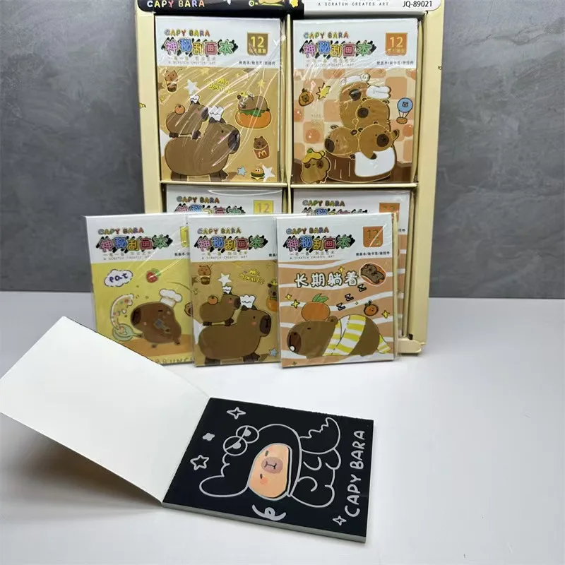 New 4Set Capybara Colourful Scratch Art Card Diy Party Gift Cartoon Pochacco Card design kad gorek craft gift
New 4Set Capybara Colourful Scratch Art Card Diy Party Gift Cartoon Pochacco Card design kad gorek craft gift