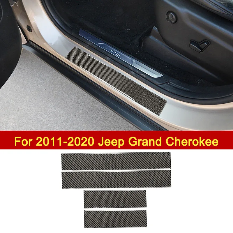 Для Jeep Grand Cherokee 2011-2020 гг., углеродное волокно, декоративная полоса на порог автомобиля, аксессуары для модификации интерьера, роскошное обновление
Для Jeep Grand Cherokee 2011-2020 гг., углеродное волокно, декоративная полоса на порог автомобиля, аксессуары для модификации интерьера, роскошное обновление