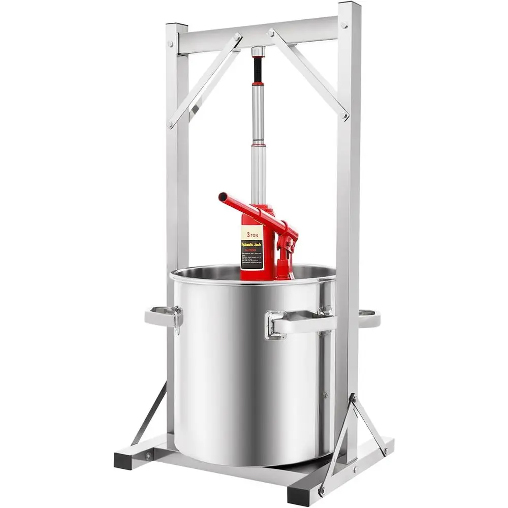 ruit Wine Pr, 5.81 GAL StainlSteel Hydraulic Jack Juicer Hand Squeezer Barrels Manual Juice Maker Cider Tincture Vegetables ey O
ruit Wine Pr, 5.81 GAL StainlSteel Hydraulic Jack Juicer Hand Squeezer Barrels Manual Juice Maker Cider Tincture Vegetables ey O