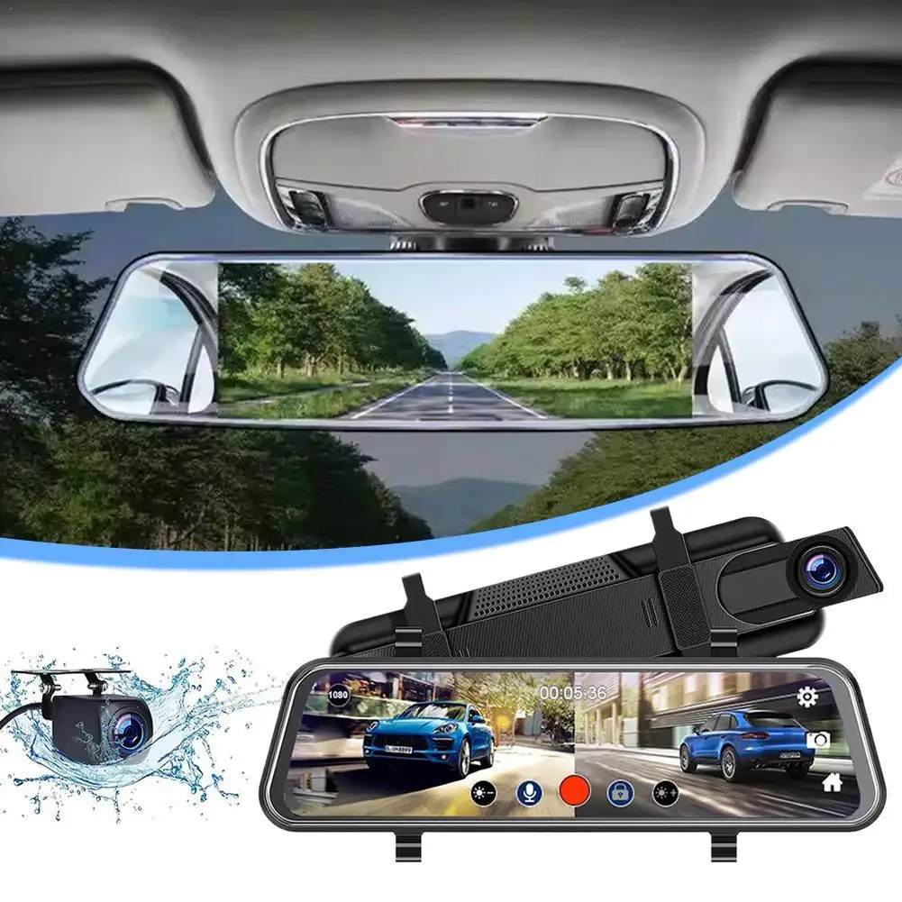 Dash Cam 10inch Car DVR Rear Camera HD 1080P Drive Video Recorder Registrator Auto Rearview Dual Dashcam Black Box Car Mirror
Dash Cam 10inch Car DVR Rear Camera HD 1080P Drive Video Recorder Registrator Auto Rearview Dual Dashcam Black Box Car Mirror