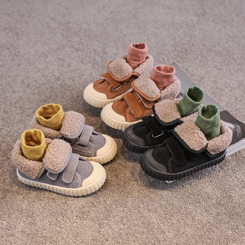 New Children Warm Canvas Shoes Boy Sneakers Winter Fashion Kids Casual Shoes Girls Flat Sports Running Shoes 21-32 CSH1235
New Children Warm Canvas Shoes Boy Sneakers Winter Fashion Kids Casual Shoes Girls Flat Sports Running Shoes 21-32 CSH1235