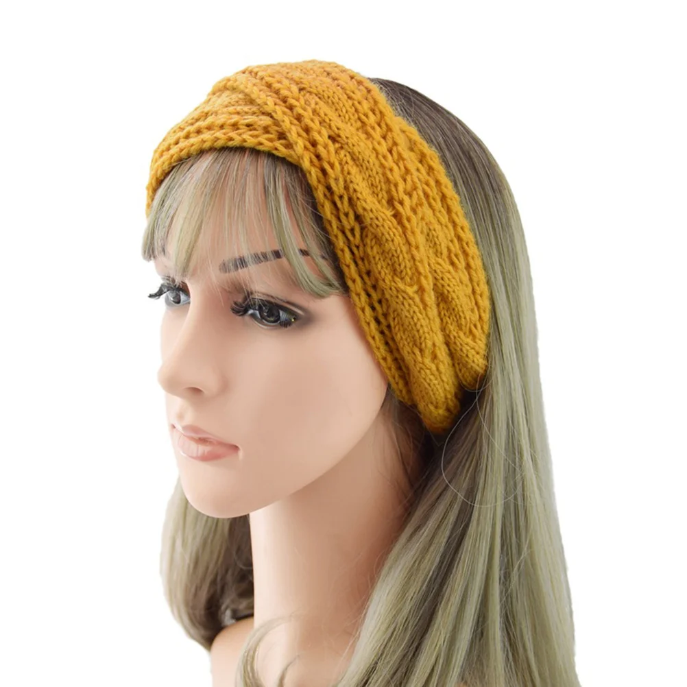 3Pcs Knitted Wool Hairbands for Women Warm Elastic Cross Headwraps Winter Hair Accessories Black White Yellow Fashion Headwraps
3Pcs Knitted Wool Hairbands for Women Warm Elastic Cross Headwraps Winter Hair Accessories Black White Yellow Fashion Headwraps