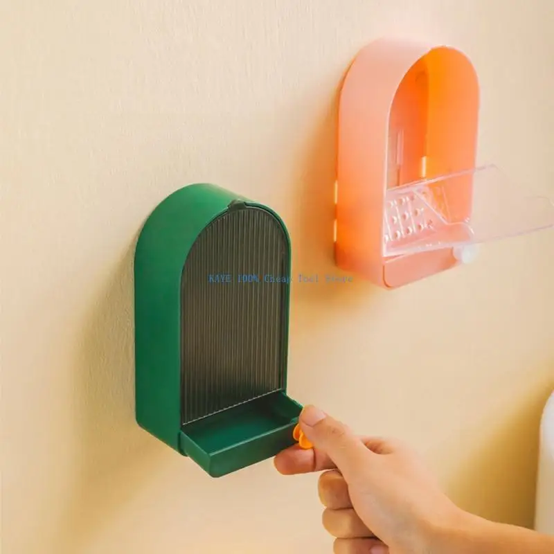 G6KA Wall Mounted Soap Box with Lid Hook Soap Draining Rack Toilet Storage Soap Dish Holder Bathroom Accessories
G6KA Wall Mounted Soap Box with Lid Hook Soap Draining Rack Toilet Storage Soap Dish Holder Bathroom Accessories