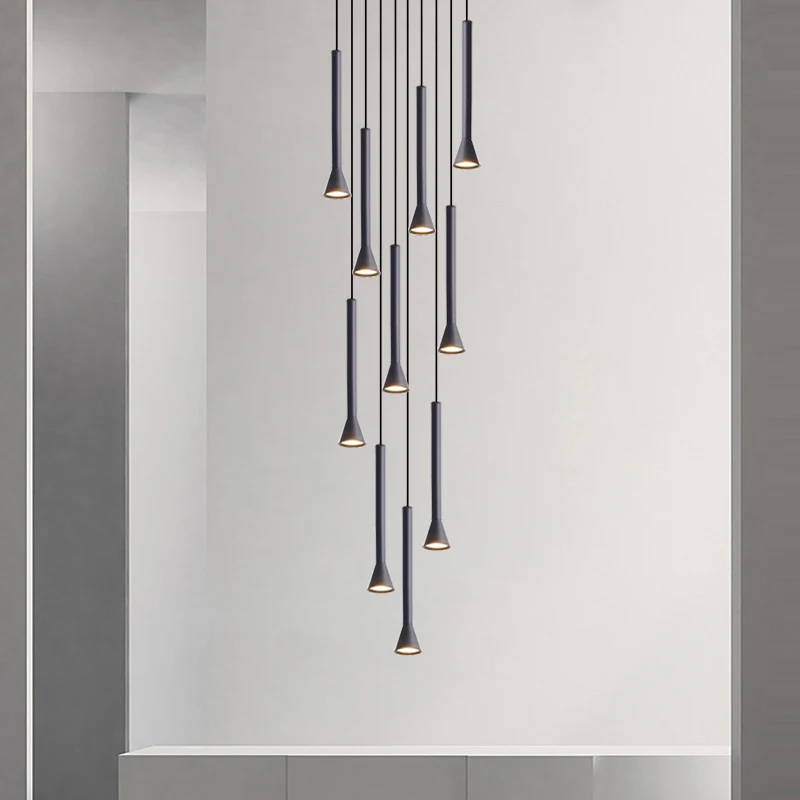Nordic Pendant Lamp Hanging Lamp Modern Living Room Chandeliers Horn Shaped Attic Pendant Lamp High-Rise Staircase Pendant Lamp
Nordic Pendant Lamp Hanging Lamp Modern Living Room Chandeliers Horn Shaped Attic Pendant Lamp High-Rise Staircase Pendant Lamp