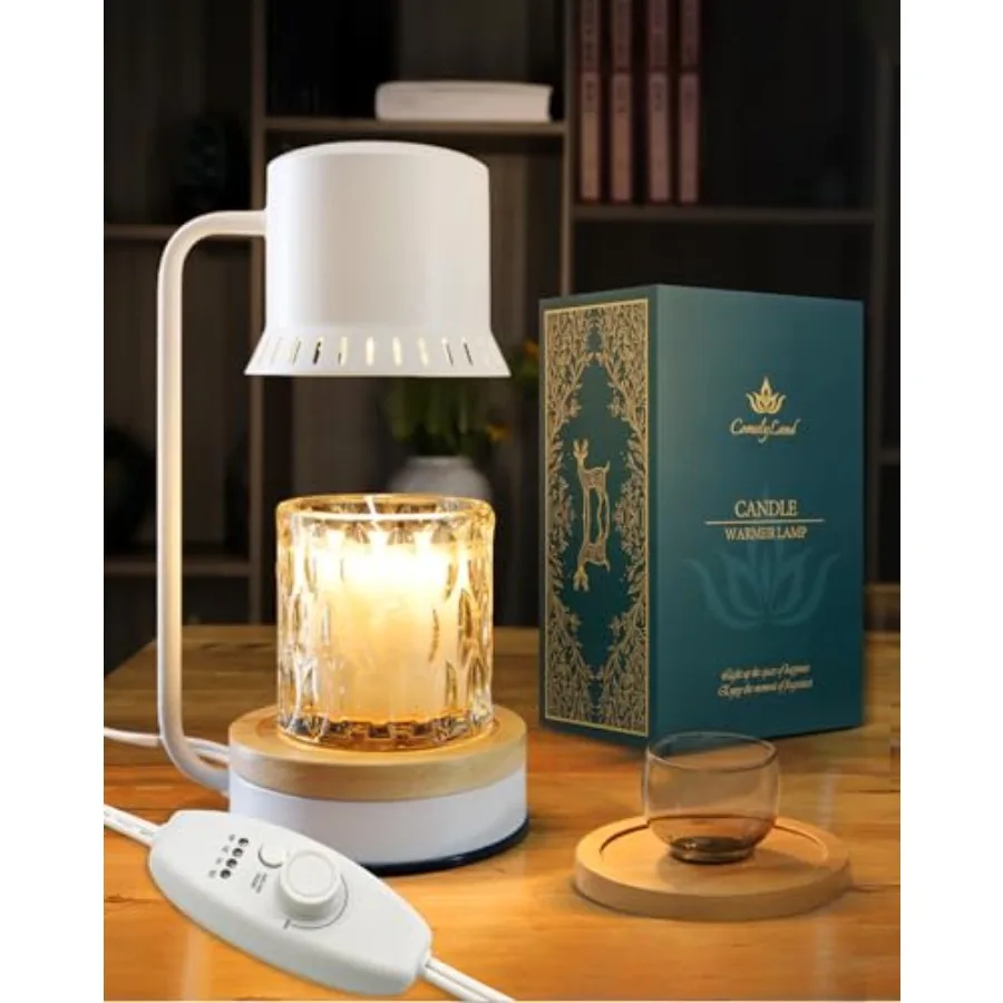 Candle Warmer Lamp with Timer 50W Dimmable Warming Light for Jar Candles Adjustable with Coasters Modern Metal Wax Melt Lamp Ho
Candle Warmer Lamp with Timer 50W Dimmable Warming Light for Jar Candles Adjustable with Coasters Modern Metal Wax Melt Lamp Ho