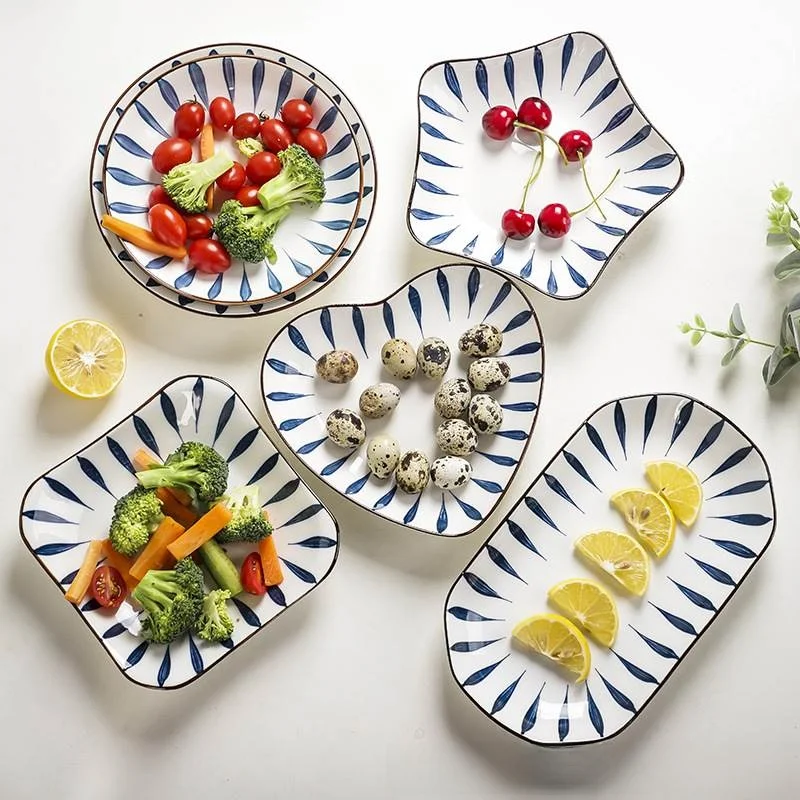 Simple Ceramic Dinnerware Set Underglaze 26 Plates round Square Unique Shape Porcelain Food Platter Dish Plate
Simple Ceramic Dinnerware Set Underglaze 26 Plates round Square Unique Shape Porcelain Food Platter Dish Plate