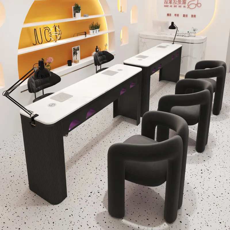 Creative Modern Minimalist Nail Table Aesthetic Manicure Table Unique Design Mesa Para Manicura Profesional Salon Furniture
Creative Modern Minimalist Nail Table Aesthetic Manicure Table Unique Design Mesa Para Manicura Profesional Salon Furniture