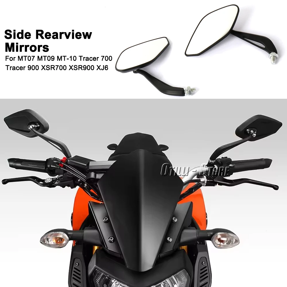 Боковые зеркала заднего вида для мотоцикла, универсальные для Yamaha Tracer 700 TRACER 900 MT-07 MT-09 XSR700 XSR900 XJ6
Боковые зеркала заднего вида для мотоцикла, универсальные для Yamaha Tracer 700 TRACER 900 MT-07 MT-09 XSR700 XSR900 XJ6