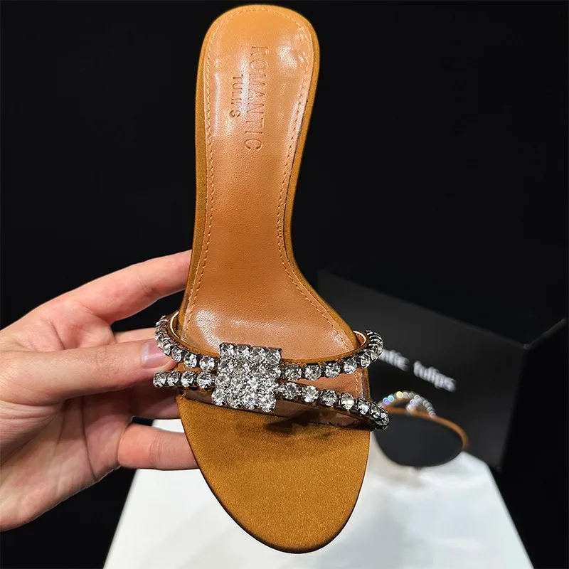 Women's Pumps Elegant Rhinestone Banquet High Heels Summer Sexy Open Toed Sandals Designer Shoes for Women New High Heel Sandals
Women's Pumps Elegant Rhinestone Banquet High Heels Summer Sexy Open Toed Sandals Designer Shoes for Women New High Heel Sandals