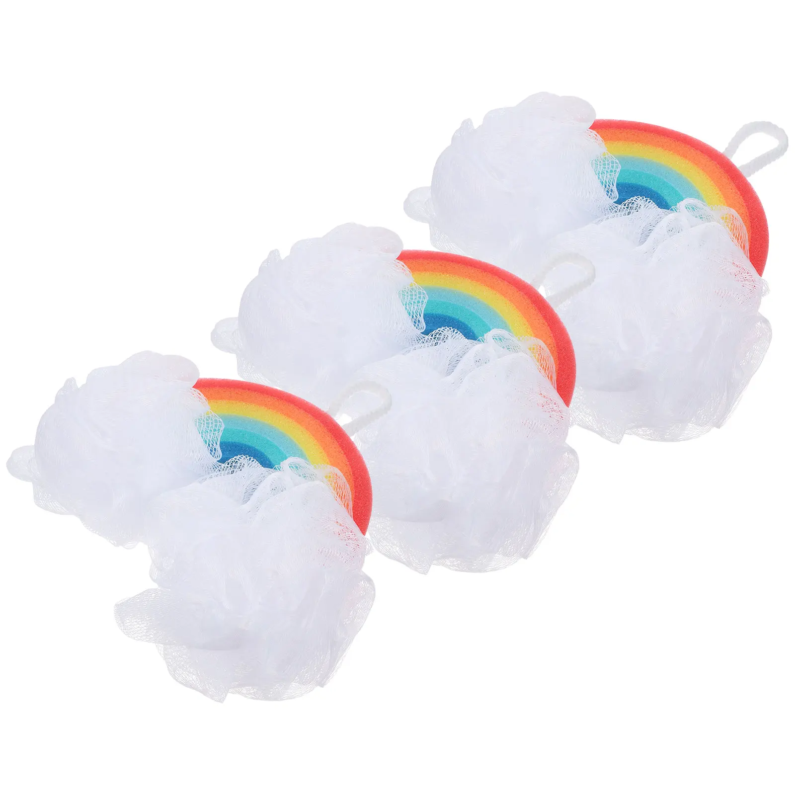 3Pcs Rainbow Shower Sponge for Children High Quality Bath Sponge Scrubber Gentle on Delicate Skin Great Bath Time Experience
3Pcs Rainbow Shower Sponge for Children High Quality Bath Sponge Scrubber Gentle on Delicate Skin Great Bath Time Experience