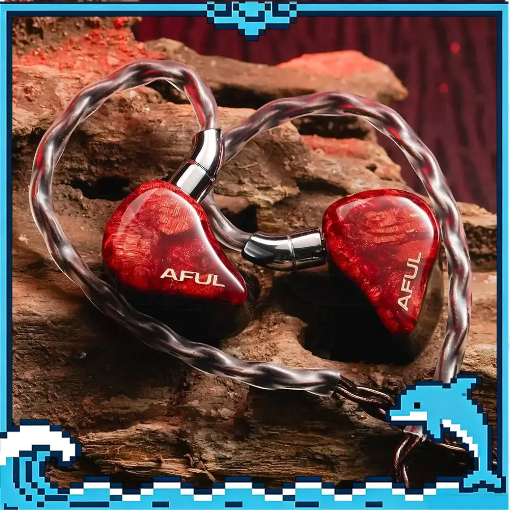 AFUL DAWN-X Flagship Earphones Dawn 1DD+8BA+4EST+1BC Hybrid Drivers In-ear Monitor Earphone with 6N Single-Crystal Copper Cable
AFUL DAWN-X Flagship Earphones Dawn 1DD+8BA+4EST+1BC Hybrid Drivers In-ear Monitor Earphone with 6N Single-Crystal Copper Cable