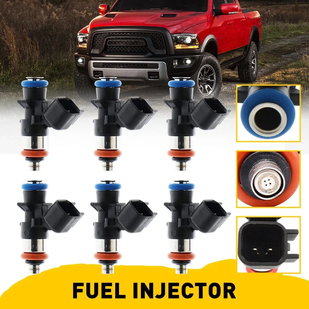 Set of 6PCS Replacement Fuel Injectors Nozzle for Chrysler for Dodge- for Ram for Jeep 3.6L 0280158233 5184085AC 5184085AD
Set of 6PCS Replacement Fuel Injectors Nozzle for Chrysler for Dodge- for Ram for Jeep 3.6L 0280158233 5184085AC 5184085AD