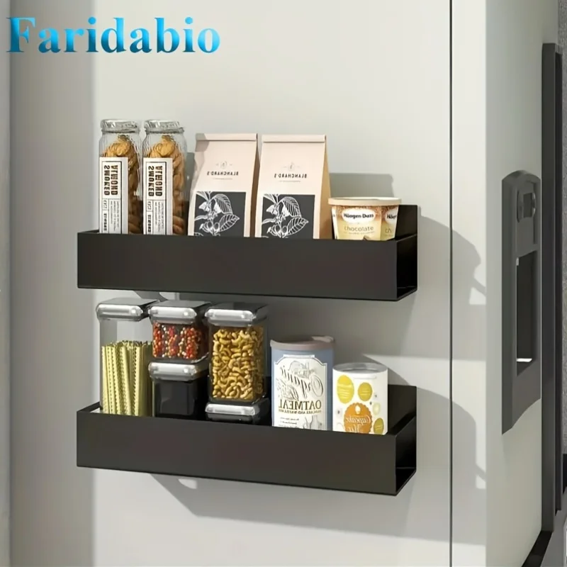 2pcs magnetic storage rack - strong adhesive, drill-free and easy to install, suitable for kitchen and bathroom
2pcs magnetic storage rack - strong adhesive, drill-free and easy to install, suitable for kitchen and bathroom