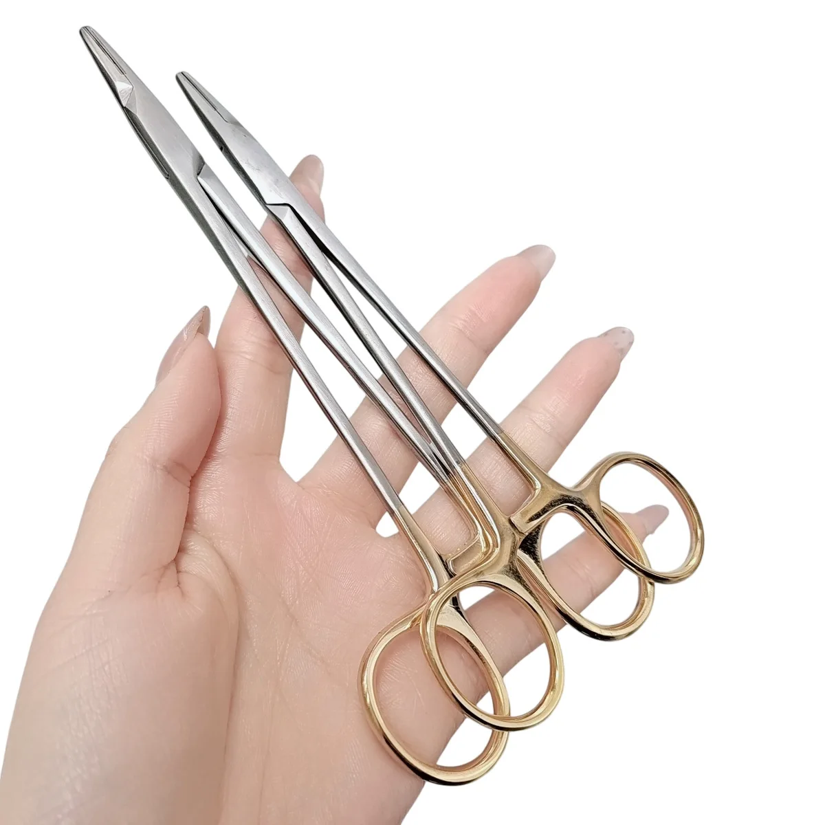 Dental Needle Holder 16/18cm Stainless Steel Oral Implant Orthodontic Suture Forceps Practical Dental Tool for Clinic Dentist
Dental Needle Holder 16/18cm Stainless Steel Oral Implant Orthodontic Suture Forceps Practical Dental Tool for Clinic Dentist