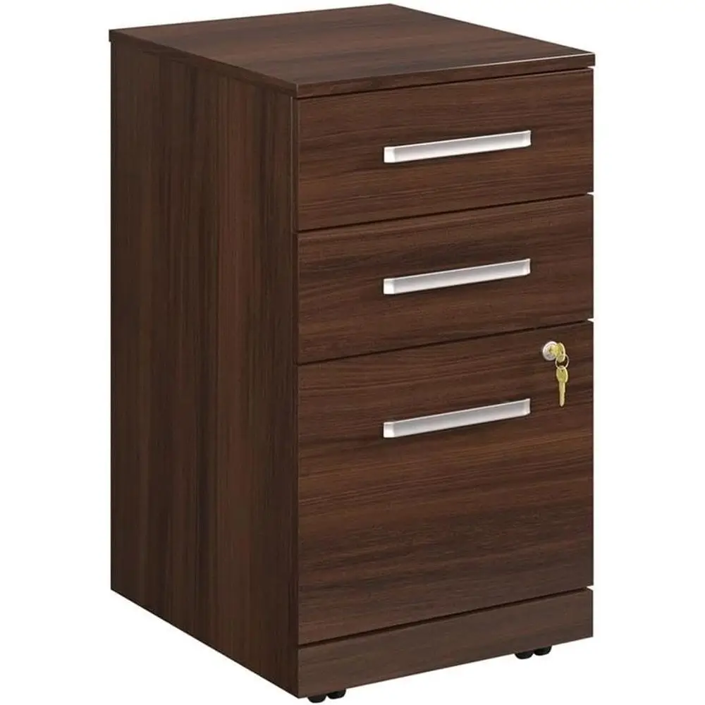 Noble Elm & Brown 3-Drawer Mobile Wood Storage Cabinet
Noble Elm & Brown 3-Drawer Mobile Wood Storage Cabinet