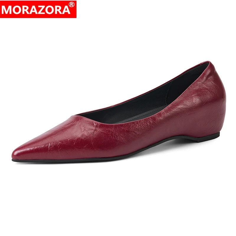 MORAZORA Ins New Genuine Leather Shoes Women Pointed Toe Mid Heels Spring Summer Office Dress Shoes Basic Footwear
MORAZORA Ins New Genuine Leather Shoes Women Pointed Toe Mid Heels Spring Summer Office Dress Shoes Basic Footwear