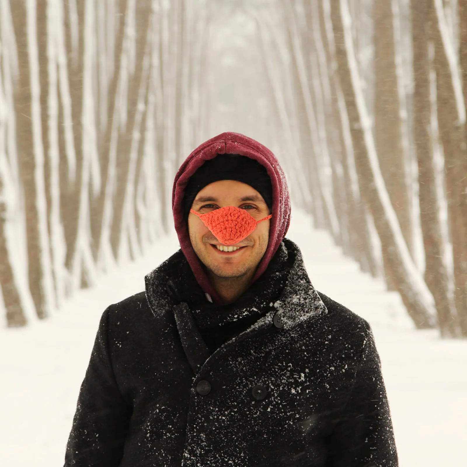 Breathable Handcrafted Wool Nose Warmer Mask Windproof Cold Resistant Unisex Facial Cover for Skiing Hiking Motorcycling Orange
Breathable Handcrafted Wool Nose Warmer Mask Windproof Cold Resistant Unisex Facial Cover for Skiing Hiking Motorcycling Orange