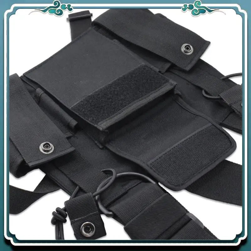 Reliable Walkie Talkies Front Pack Pouch Case Radio Shoulder Holster Radio Reflective Chest Harness Bag For UV5R 888S
Reliable Walkie Talkies Front Pack Pouch Case Radio Shoulder Holster Radio Reflective Chest Harness Bag For UV5R 888S