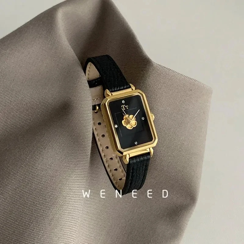 Weneed Camellia Watch Women's Square Small Dial Simple and Fashionable Women's Watch Light Luxury Niche 2024 New Style
Weneed Camellia Watch Women's Square Small Dial Simple and Fashionable Women's Watch Light Luxury Niche 2024 New Style