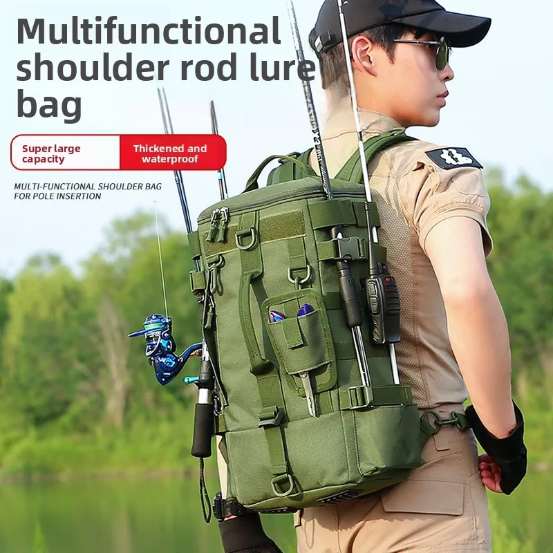 Giant Fishing Backpack Outdoor Lure Bag Travel Mountaineering Gear Large Capacity Carryall Pack Fishing Tackle Bag Fishing Bag
Giant Fishing Backpack Outdoor Lure Bag Travel Mountaineering Gear Large Capacity Carryall Pack Fishing Tackle Bag Fishing Bag